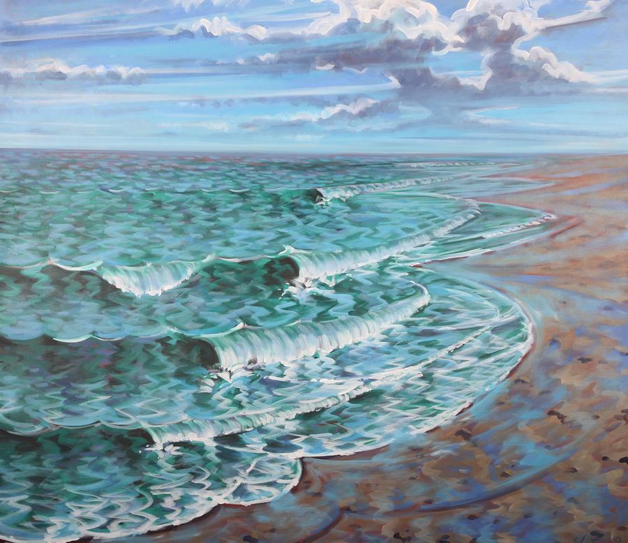 Surf 6 Painting by Gary M Long