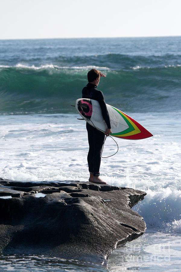 Surfer Photograph - Lost In Thought by Laura Paine Surfer Photograph - Lost In Thought by Laura Paine
