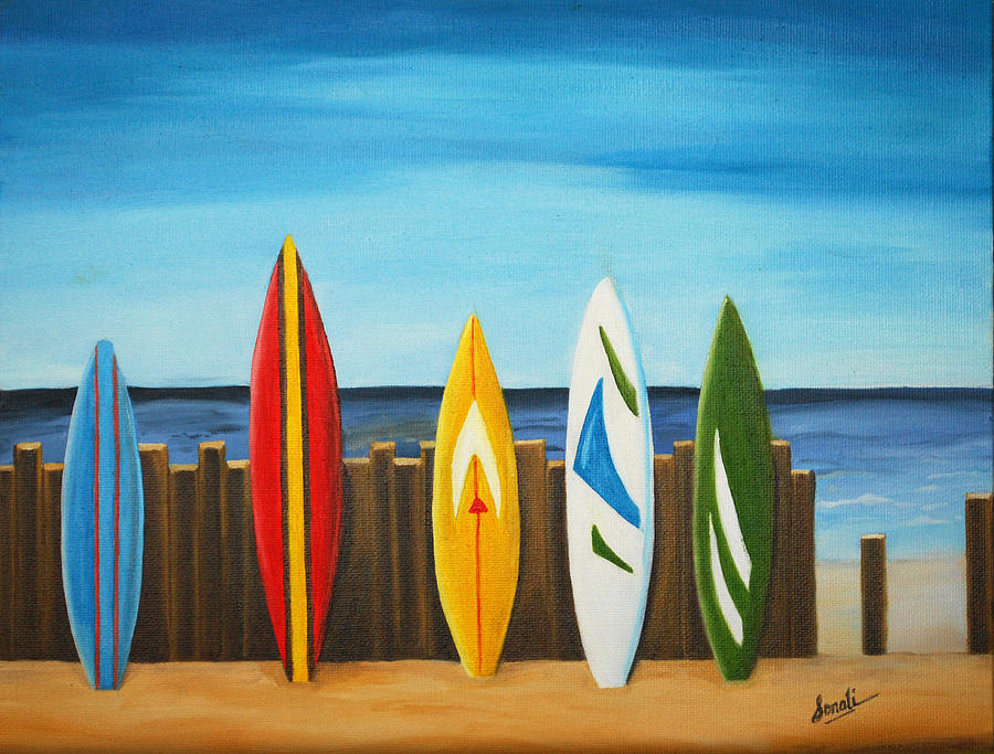 Surf On Painting