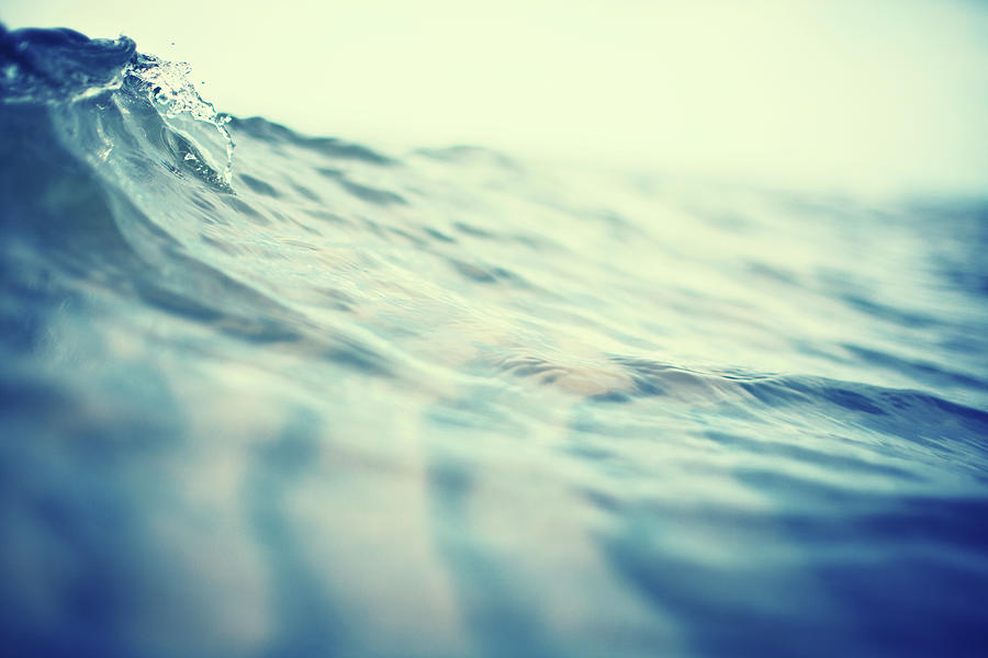 Surface Of Water With Slight Wave Photograph by Danilovi