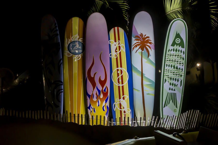 Surfboards Digital Art by Photographic Art by Russel Ray Photos