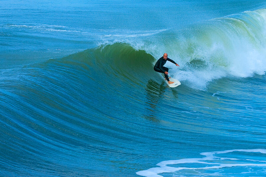 Surfer Huntington Beach California Photograph