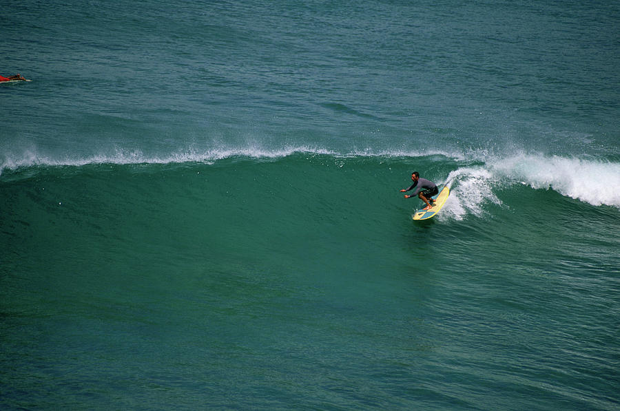 Action Photograph - Surfer by Randy Barnes Action Photograph - Surfer by Randy Barnes