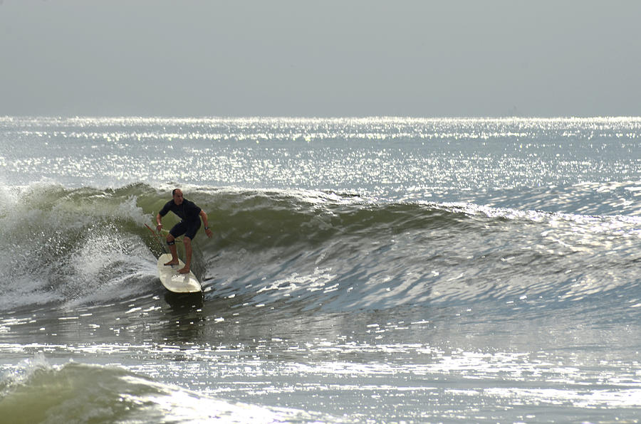 Surfer Rockaway Beach Photograph by Maureen E Ritter
