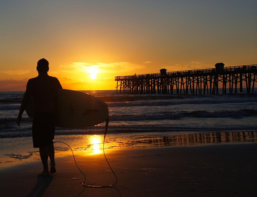 Surfer Silhouette Photograph by David Jordan - Fine Art America