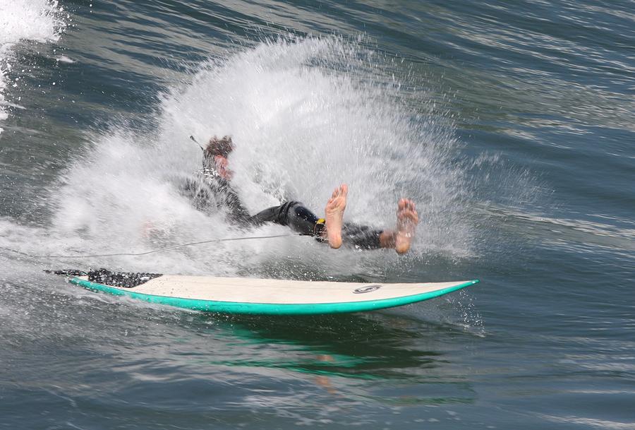 Surfer Wipeout Photograph by Nathan Rupert
