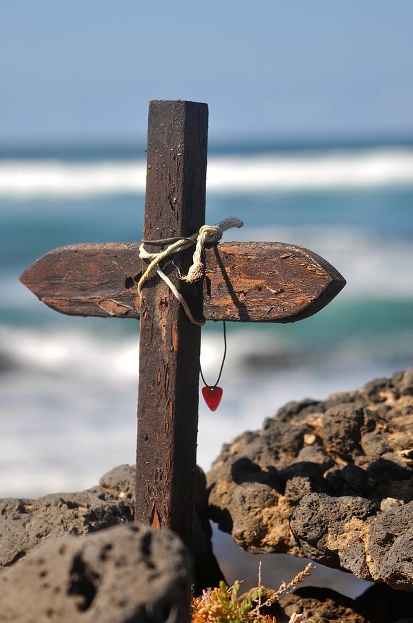 Jesus Christ Photograph - Surfers Cross  by Keith Harkin