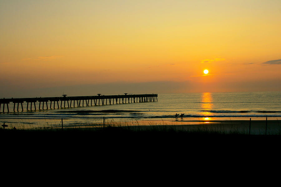 Surfers Sunrise Photograph by Susan McMenamin