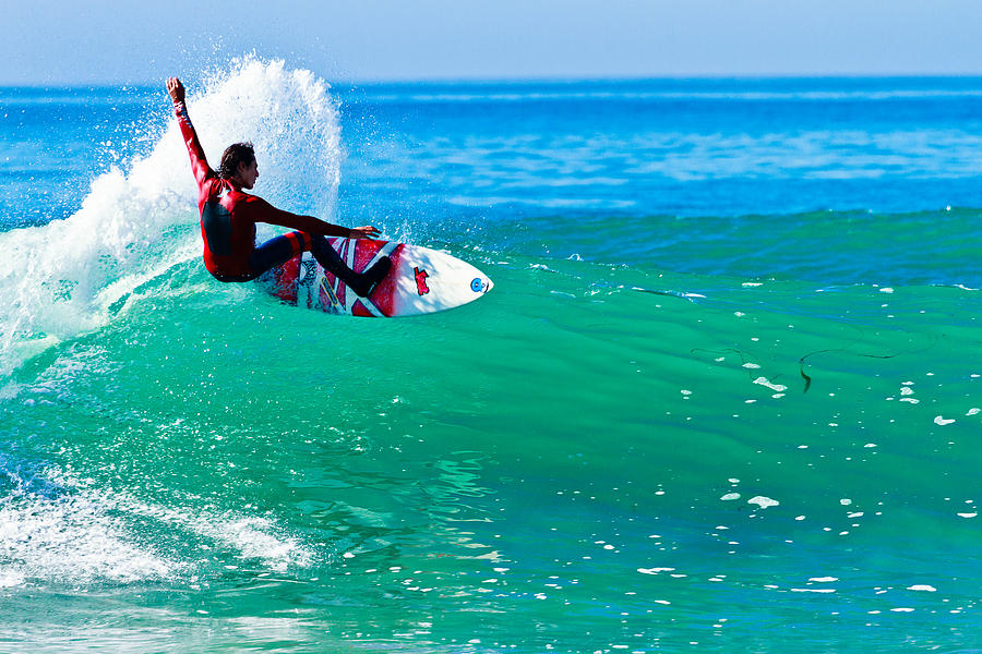 Surfing California Photograph by Ben Graham
