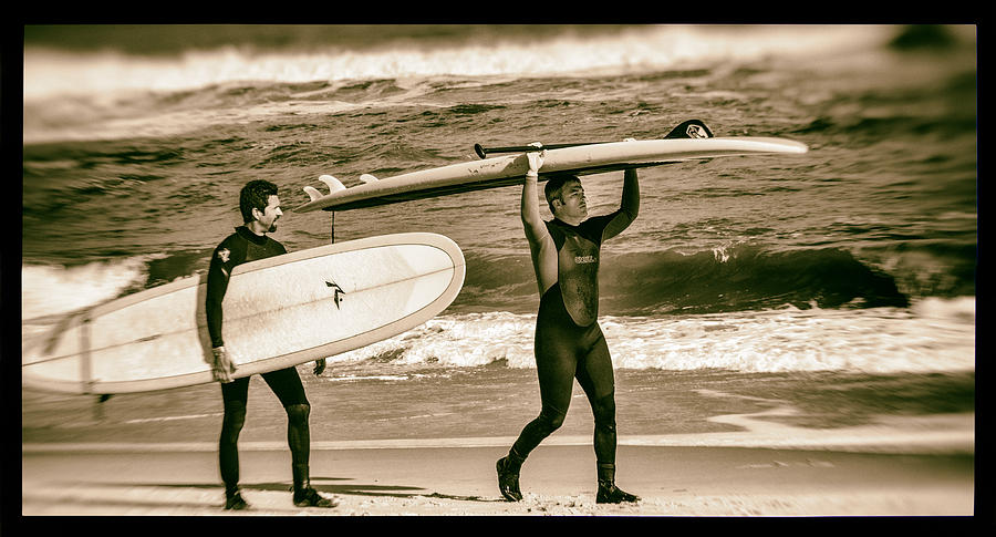 Surfing Dudes Photograph by David Kay