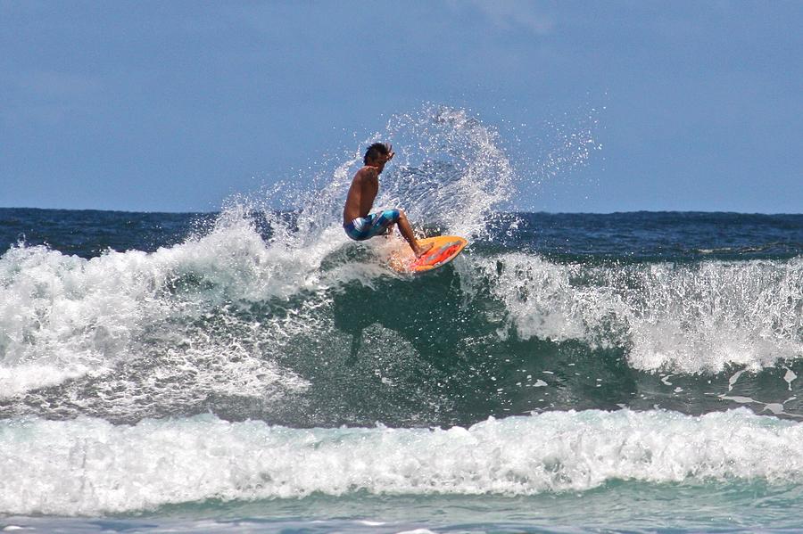 Surfing in Hawaii Photograph by Venetia Featherstone-Witty