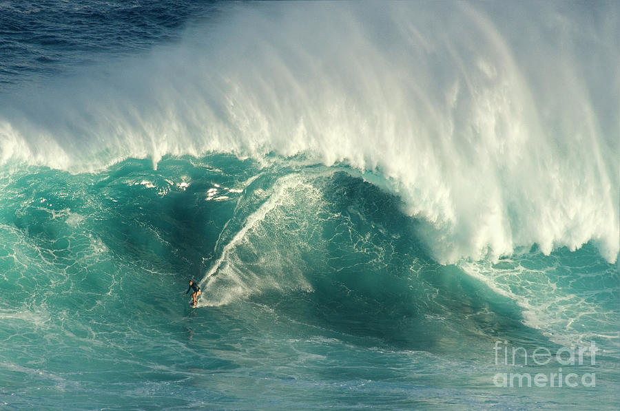 Jaws Photograph - Surfing Jaws 2 by Bob Christopher