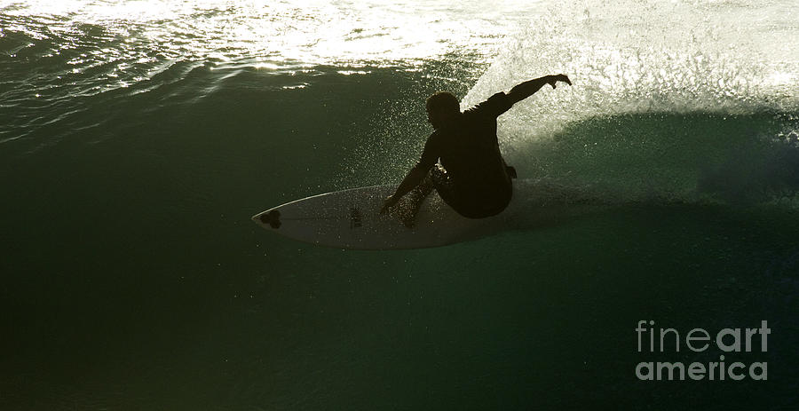 Surfing Maui Hawaii Photograph by Bob Christopher