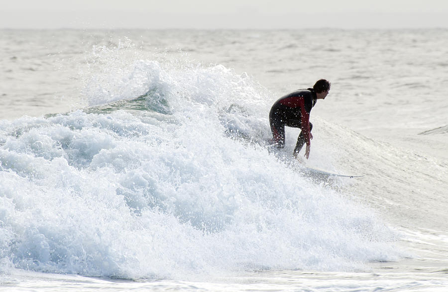 Surfing Rockaway Beach Photograph by Maureen E Ritter