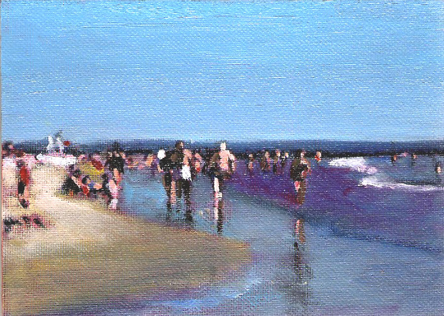 Surfs Up Painting by David Zimmerman
