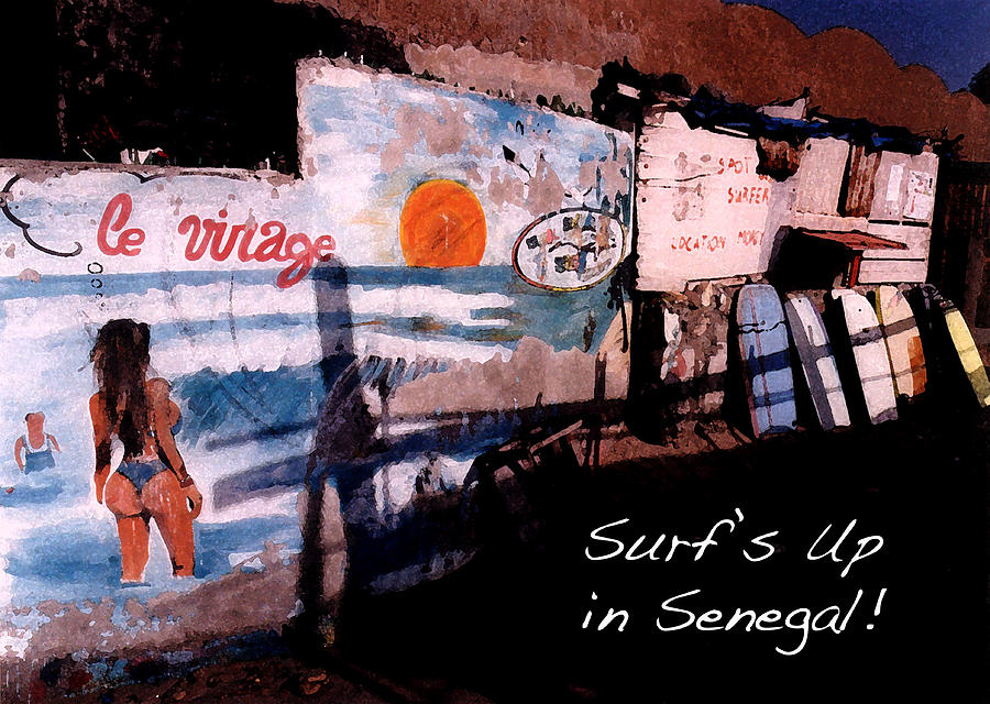 Surfs Up in Senegal Photograph by Wayne King