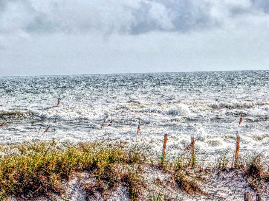 Beach Photograph - Surfs Up Today by Tom DiFrancesca