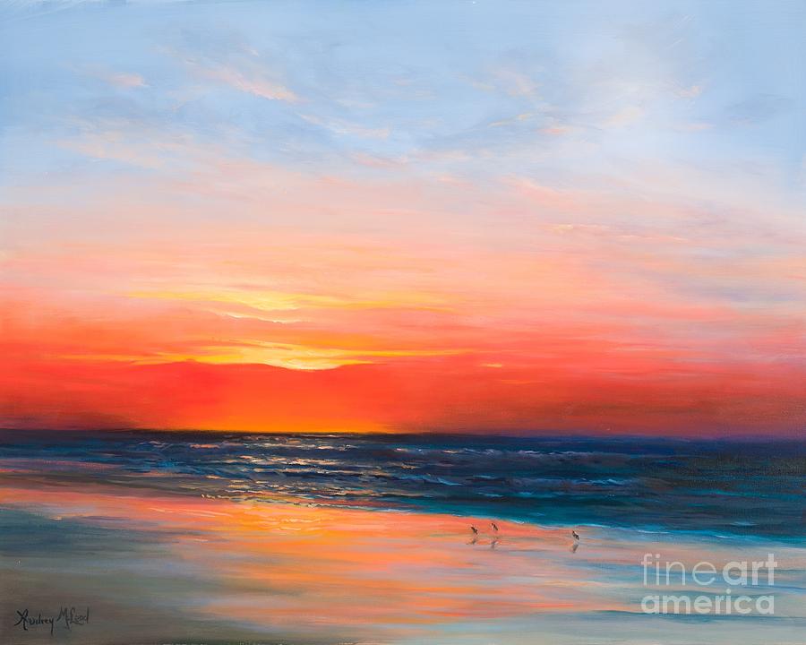 Surfside Sunrise Painting by Audrey McLeod