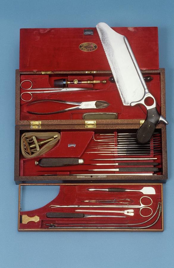 Still Life Photograph - Surgeons Instruments by Science Photo Library