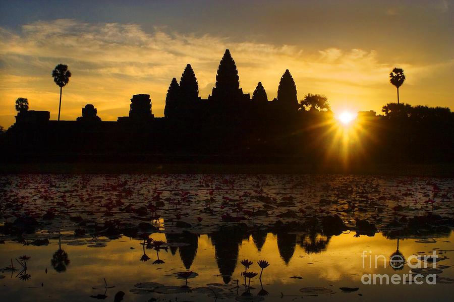 Surise at Angkor Wat Photograph by Craig Lovell