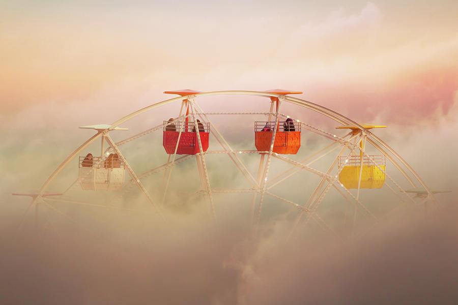 Surreal Picture Of Colorful Ferris Photograph by Artur Debat