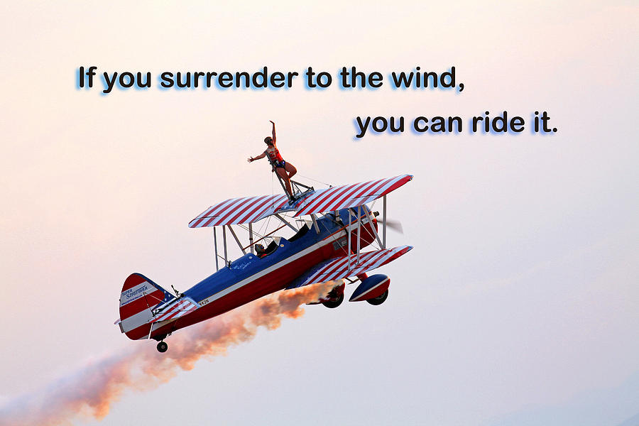 Surrender to the Wind Photograph by Mike Flynn