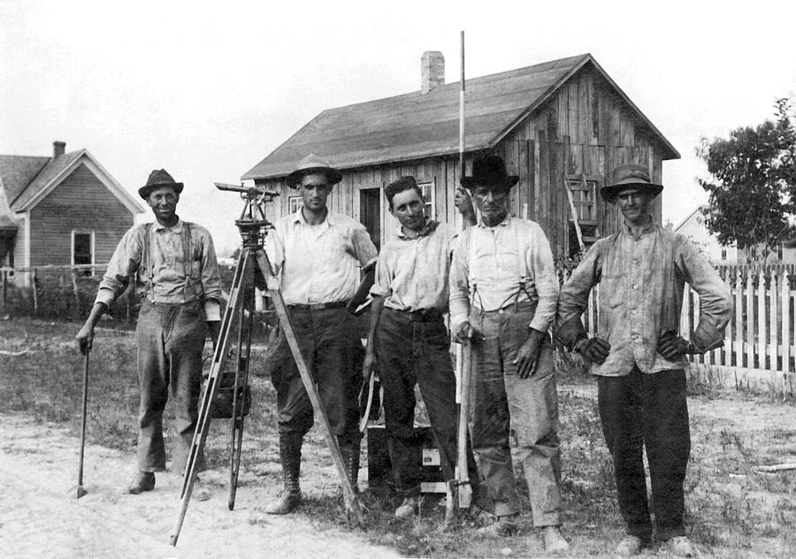 Surveyor Team Photograph by Underwood Archives