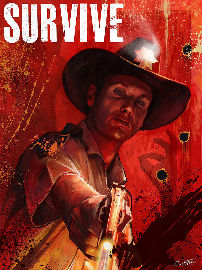 Rick Digital Art - Survive by Steve Goad Rick Digital Art - Survive by Steve Goad