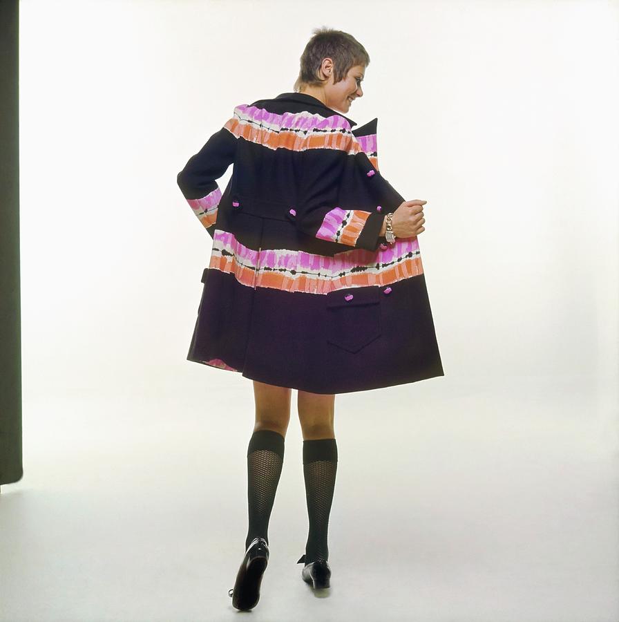 Susanne Schoneborn Wearing Ungaro Photograph by Bert Stern
