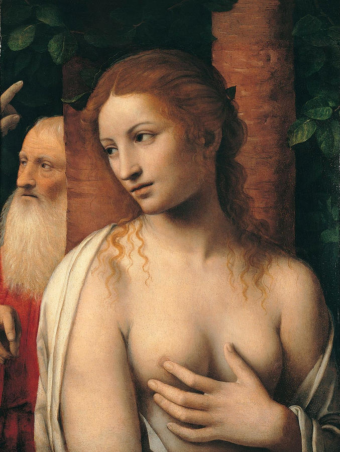 Bernardino Luini Painting - Susanna and the Elders by Bernardino Luini