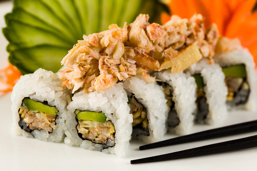 Sushi Crab Roll Photograph by Raul Rodriguez