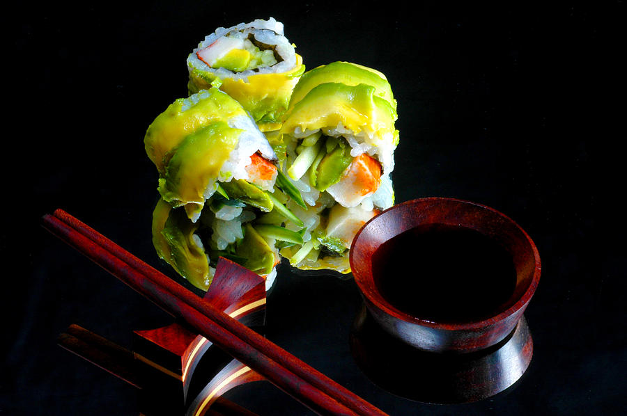 Sushi Roll Photograph by Kevin Cable