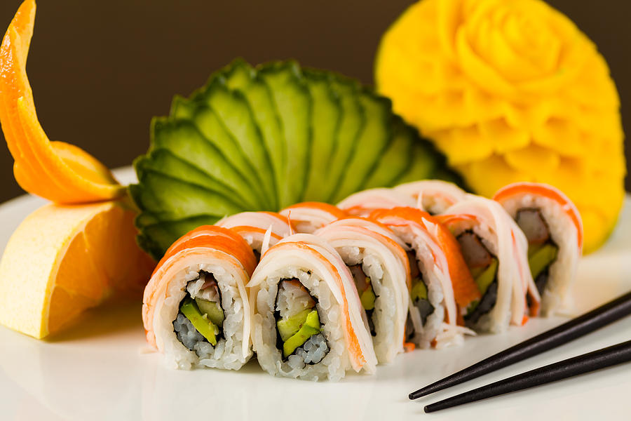 Sushi Roll Photograph by Raul Rodriguez