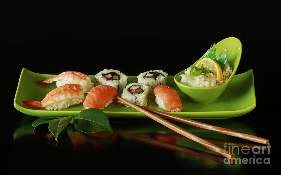 Sushi Seafood Indulgence Photograph By Inspired Nature Photography Fine
