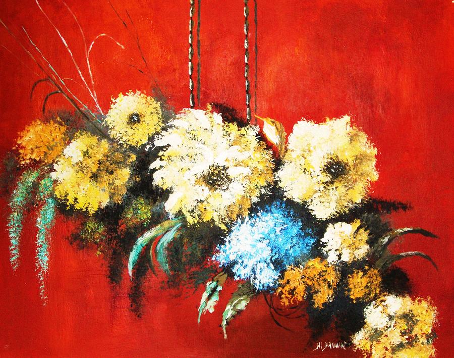 Suspended Bouquet Painting by Al Brown