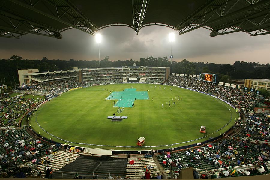 Suspended Play Due to Rain During a Cricket Game Photograph by Gallo Images