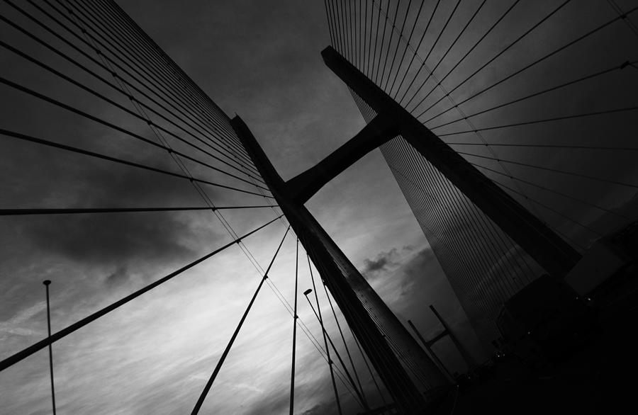 Suspension Bridge Photograph by Sidneybernstein