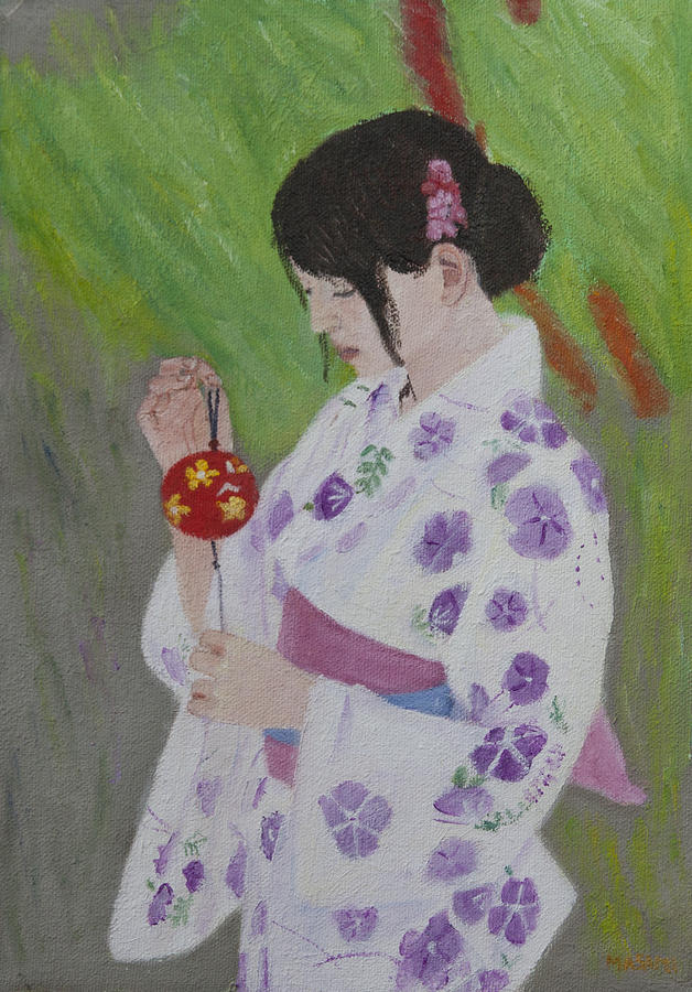 Suumer in Japan Painting by Masami Iida
