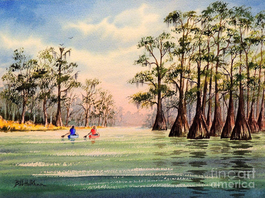 Suwannee River Painting by Bill Holkham