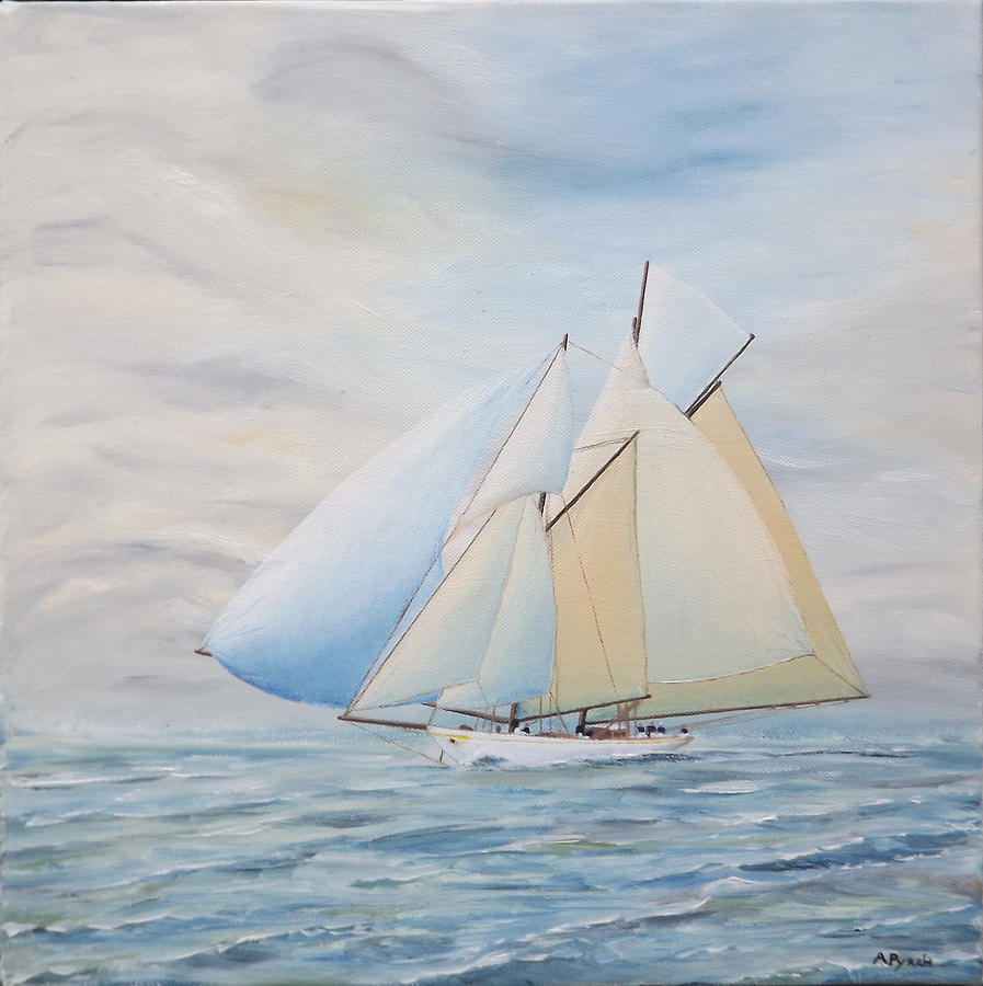 Boat Painting - Suzanne by Andy PYRAH