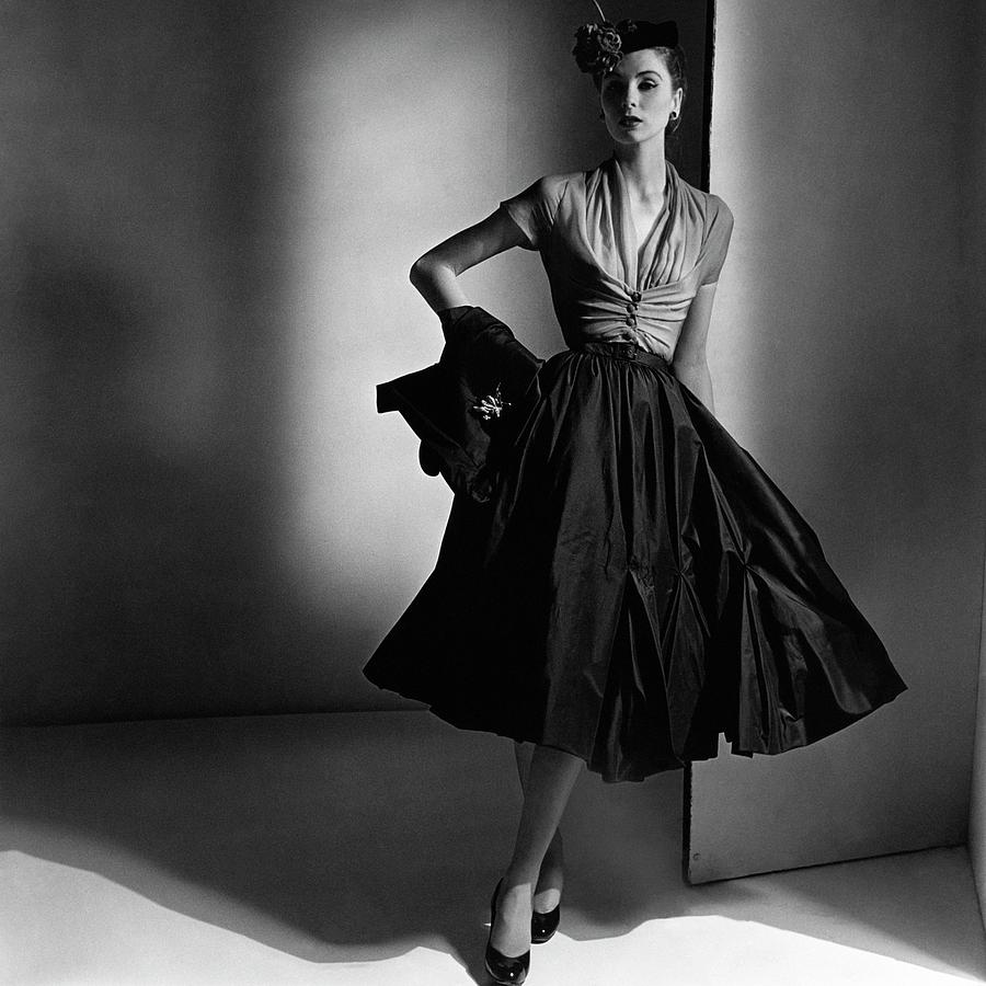 Suzy Parker Wearing A Dior Dress And Jacket By Horst P Horst