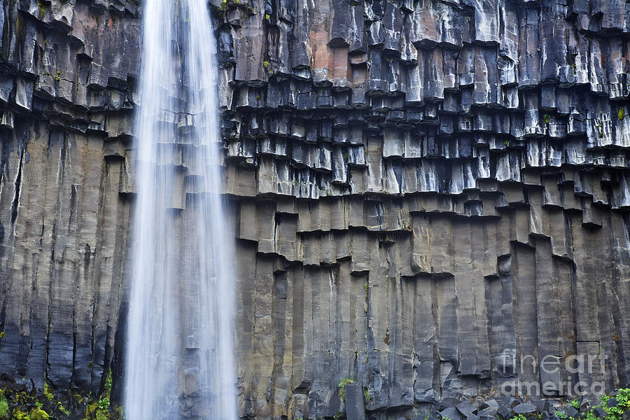Nature Photograph - Svartifoss Waterfall by Robert Preston