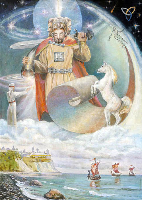 Svetovid The Supreme God Of The Slavs Nella Genkina 