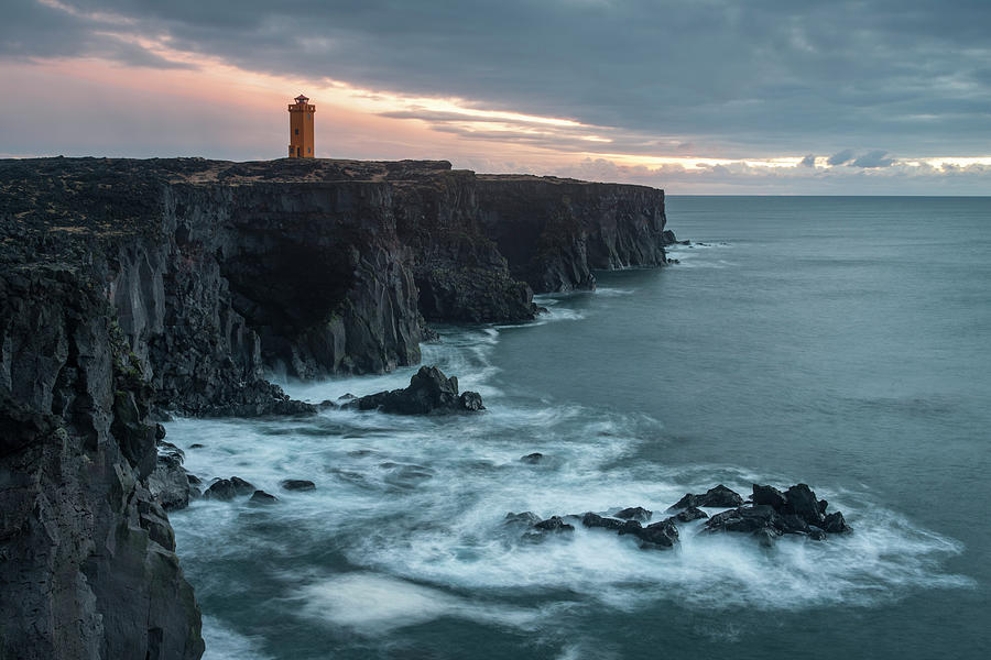 Svortuloft Lighthouse, Snaefellsnes by David Clapp