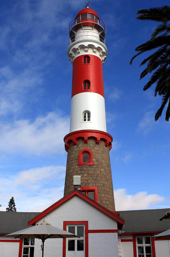 Lighthouse Photograph - Swakopmund Lighthouse by Aidan Moran