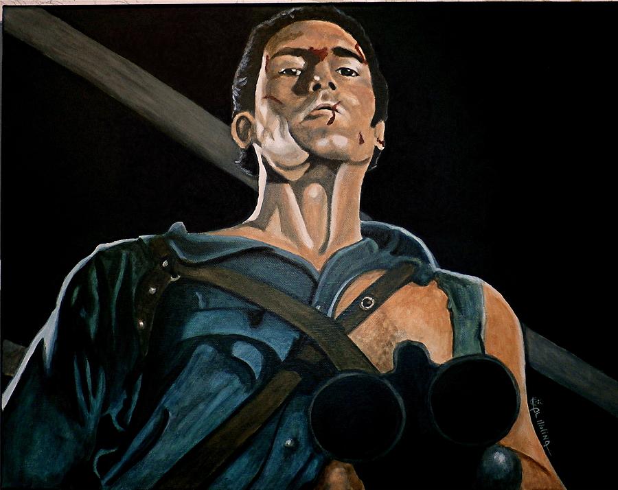 Bruce Campbell Painting - Swallow This by Al  Molina
