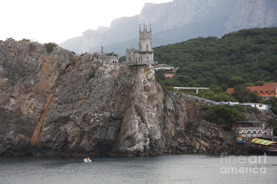 Swallows Nest Yalta From The Seaside Photograph by Christiane Schulze Art And Photography