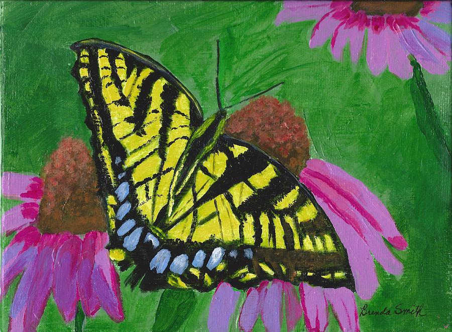 Swallowtail Butterfly Painting by Brenda L Smith - Pixels