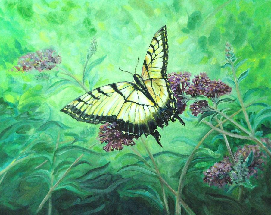 Swallowtail Painting by Patricia Dames | Fine Art America