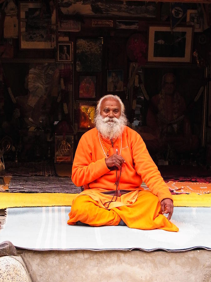 Swami Sundaranand At Tapovan Kutir 1 Photograph by Agnieszka Ledwon ...